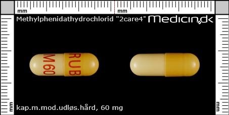 kapsler med modificeret udløsning 60 mg 