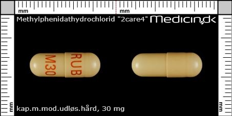 kapsler med modificeret udløsning 30 mg 