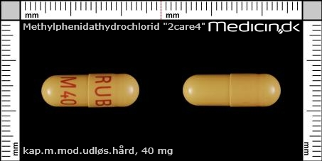 kapsler med modificeret udløsning 40 mg 