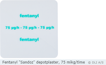 Fentanyl "Sandoz" depotplaster, 75 mikg/time