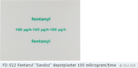 FD-522 Fentanyl "Sandoz" depotplaster 100 mikrogram/time