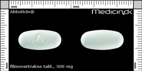 filmovertrukne tabletter 500 mg 