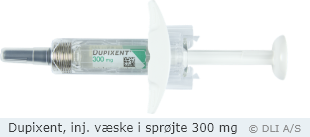 Dupixent, inj. væske i sprøjte 300 mg