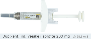 Dupixent, inj. væske i sprøjte 200 mg