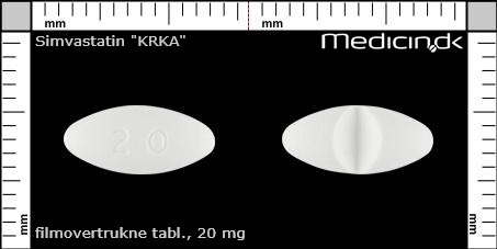 filmovertrukne tabletter 20 mg 