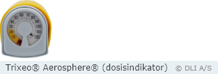 Trixeo® Aerosphere® (dosisindikator)