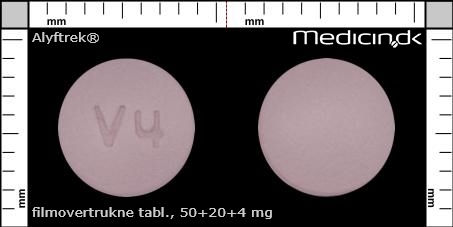 filmovertrukne tabletter 50+20+4 mg 