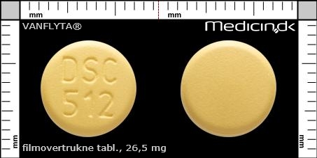 filmovertrukne tabletter 26,5 mg 
